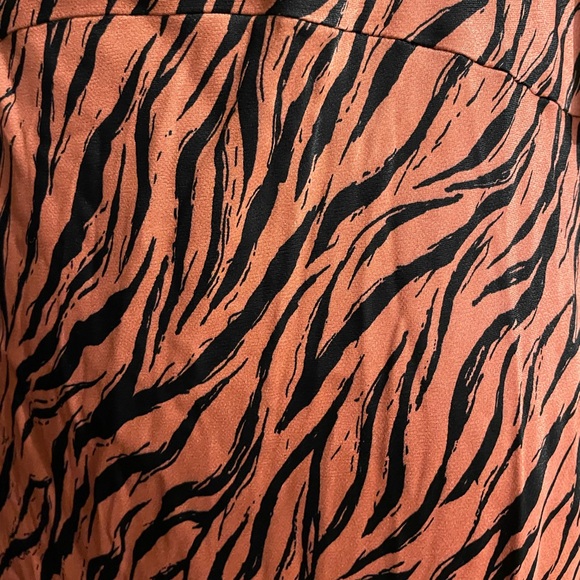 Anthropologie Brand Elyse Bias Cut Slip Dress Tiger Print NWT Small - Picture 4 of 8